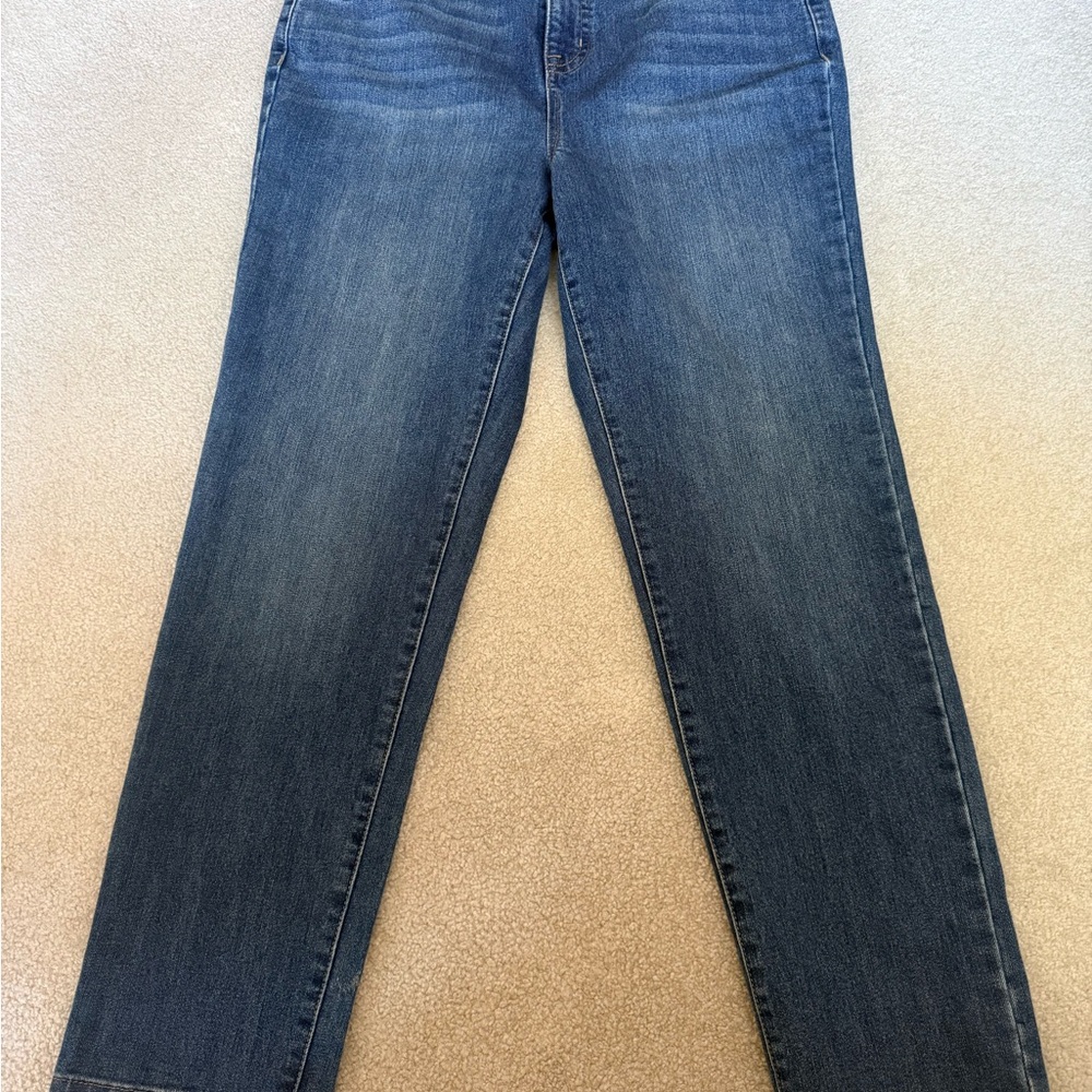 Style & Co. Women's Straight-Leg Jeans in Dark Blue Wash 10p